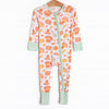 Thanksgiving Favorites Bamboo Zippy Pajama, Mint