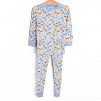 Lemon Grove Bamboo Pajama Set, Blue