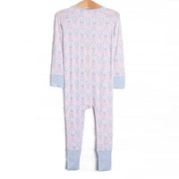 Golfing in Gingham Bamboo Zippy Pajama, Pink