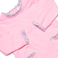 Petal Pocket Posies Ruffle Legging Set, Pink