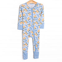 Lemon Grove Bamboo Zippy Pajama, Blue