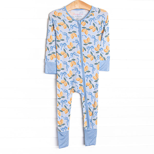 Lemon Grove Bamboo Zippy Pajama, Blue