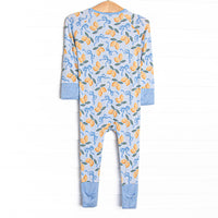 Lemon Grove Bamboo Zippy Pajama, Blue