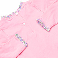 Petal Pocket Posies Ruffle Legging Set, Pink