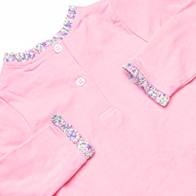 Petal Pocket Posies Ruffle Legging Set, Pink