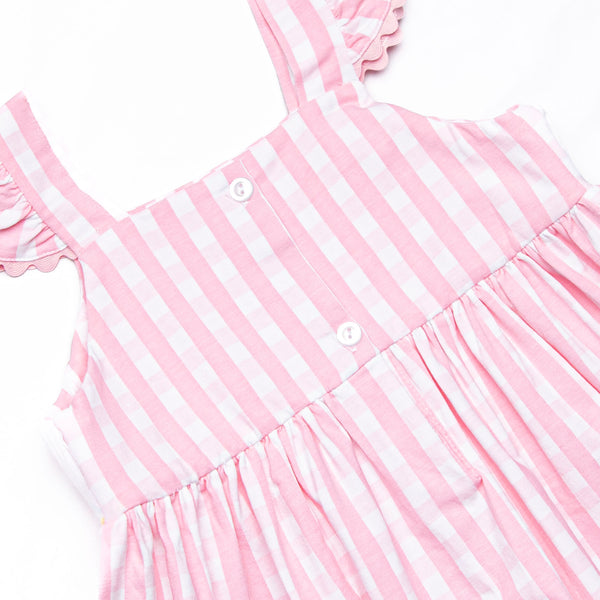 Siren Song Smocked Dress, Pink