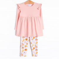 Harvest Hues Legging Set, Pink