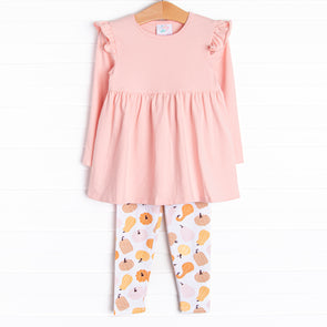 Harvest Hues Legging Set, Pink