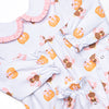 Feathers in the Field Long Romper, Pink