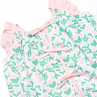Patio Petals Ruffle Short Set, Green