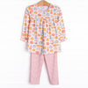 Harvest Season Legging Set, Pink
