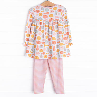 Harvest Season Legging Set, Pink