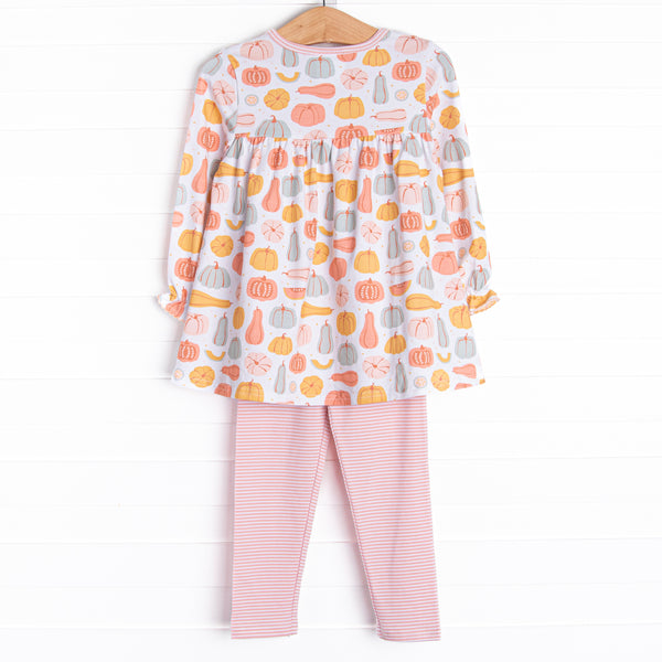 Harvest Season Legging Set, Pink