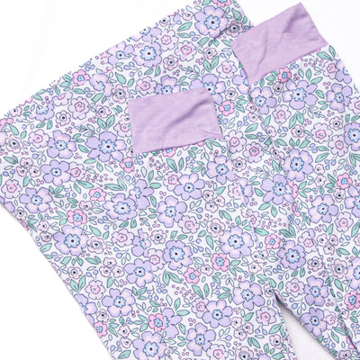 Lilac Love Bamboo Pajama Set, Purple