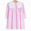 Pumpkin Patch Perfection Embroidered Dress, Pink