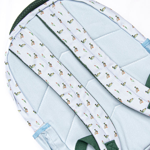 Migrating Mallards Oxford Backpack, Blue