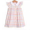 Problem Solver Plaid Collared Dress, Red