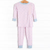 Passport to Paris Bamboo Pajama Set, Pink