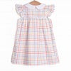 Problem Solver Plaid Collared Dress, Red