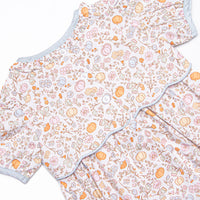 Harvest Florals Dress, Blue