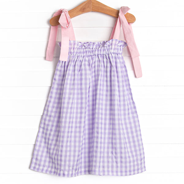 Check Yes Dress, Purple