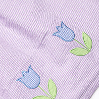 Let it Grow Applique Dress, Purple