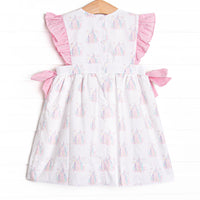 Enchanted Kingdom Side Tie Dress, Pink