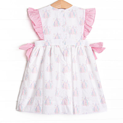 Enchanted Kingdom Side Tie Dress, Pink