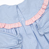 No Blue Days Swiss Dot Dress, Blue