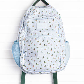Migrating Mallards Oxford Backpack, Blue