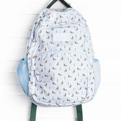 Migrating Mallards Oxford Backpack, Blue