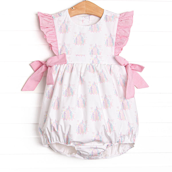 Enchanted Kingdom Side Tie Bubble, Pink