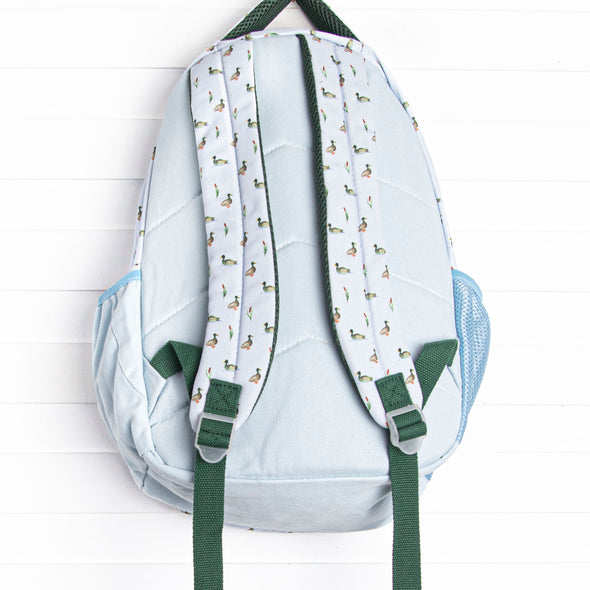Migrating Mallards Oxford Backpack, Blue