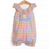 Under the Big Top Applique Bubble Romper, Blue