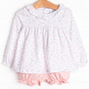 Dainty Daisy Bloomer Set, Pink