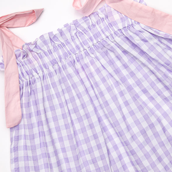 Check Yes Dress, Purple
