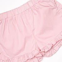Check Yes Short Set, Purple