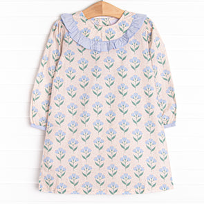 Still Growing Strong Dress, Blue