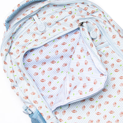 Touchdown Time Oxford Backpack, Blue