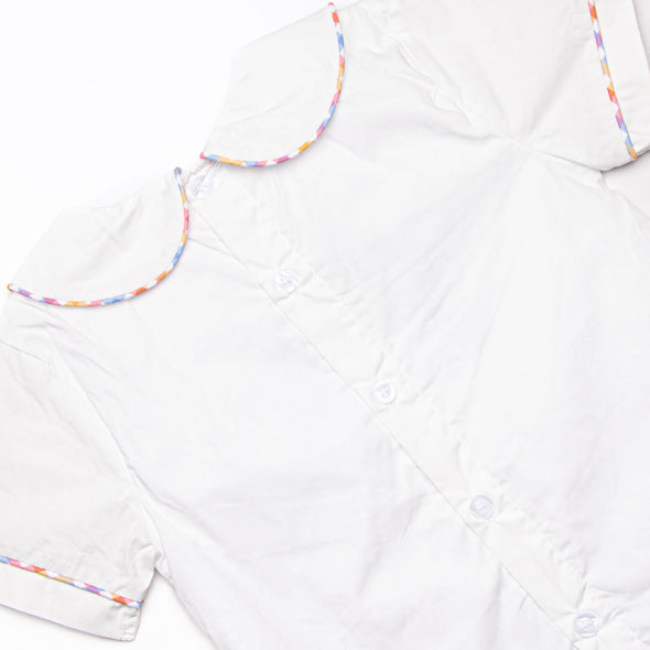 Under the Big Top Applique Short Set, Blue