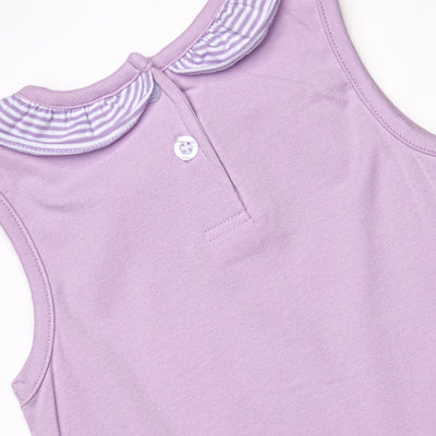 Hannah Short Set, Lavender Stripe
