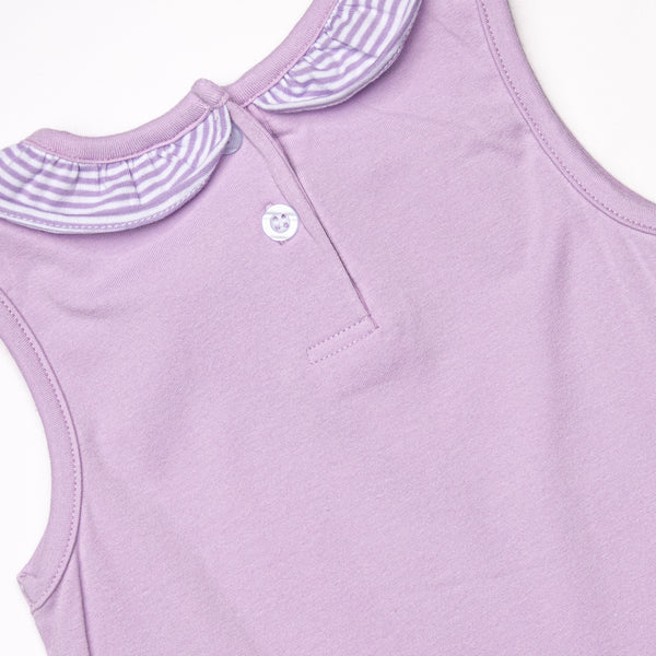 Hannah Short Set, Lavender Stripe