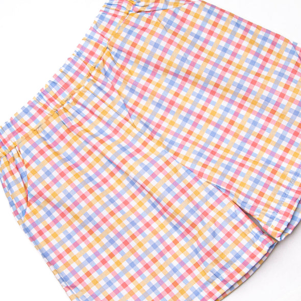 Under the Big Top Applique Short Set, Blue