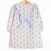 Still Growing Strong Dress, Blue