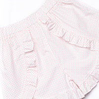 Striped Sails Smocked Ruffle Short Set, Mint