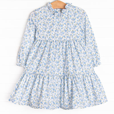 Blue Berry Blooms Dress, Blue
