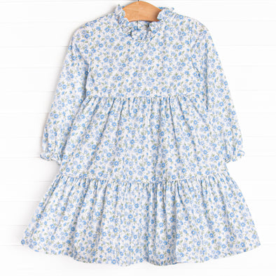 Blue Berry Blooms Dress, Blue