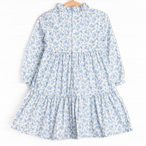 Blue Berry Blooms Dress, Blue