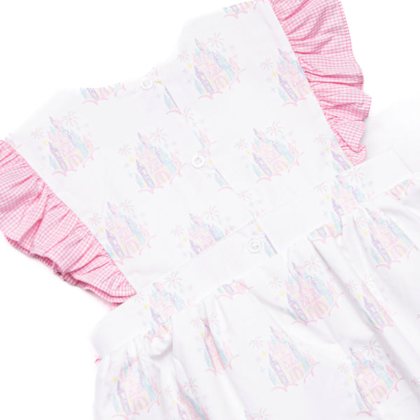 Enchanted Kingdom Side Tie Dress, Pink