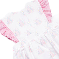 Enchanted Kingdom Side Tie Bubble, Pink